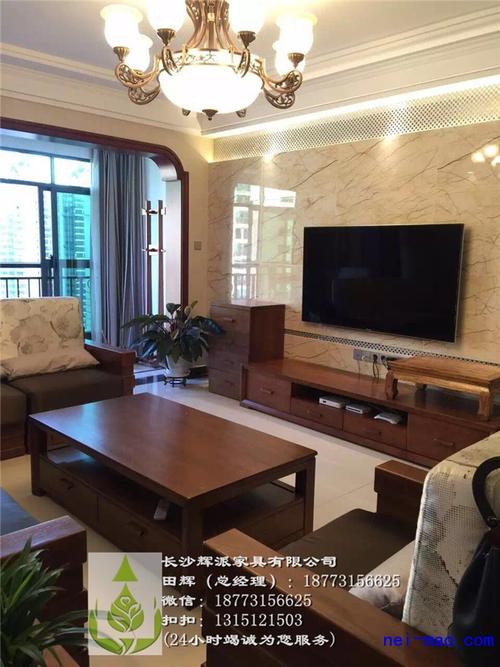 长沙定制别墅家具 湖南原木电视柜与餐桌订做，靠近您的家居理想